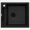 Deante Zlewozmywak granitowy 1-komorowy MAGNETIC ZRM N103 czarny mat