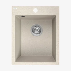 Zlewozmywaki|inny Zlewozmywak jednokomorowy 39x48 cm beż granitowy LAVEO SOL