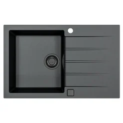 Alveus Zlewozmywak odwracalny czarny DRAGAN 20