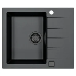 Zlewozmywaki|Alveus Zlewozmywak odwracalny czarny DRAGAN 10