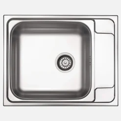 Zlewozmywaki|Deante Zlewozmywak stalowy z ociekaczem dekor SOUL 63x50 cm