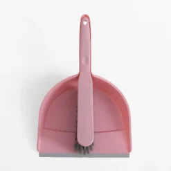 Akcesoria Do Sprzątania|Estetica Zmiotka z szufelką różowa